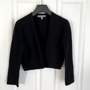 Black cashmere cardigan